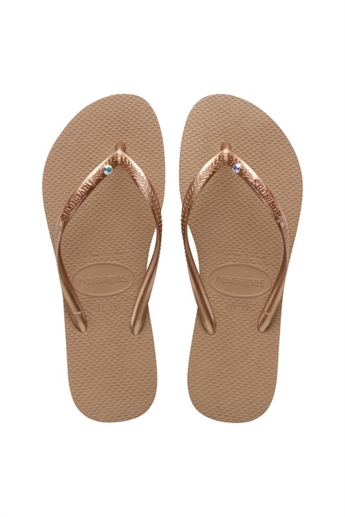 Havaianas, Slim Crystal SW, Rose Gold